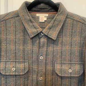 Carbon 2 Cobalt Green and Orange Men's Shirt/Jacket